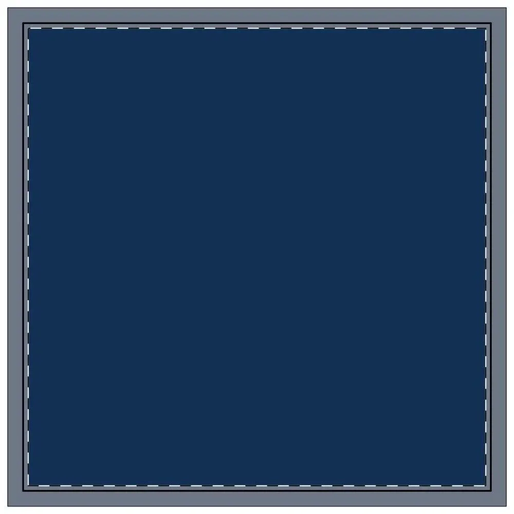NWT Porter Anna- Navy & Gold  Cotton Napkin 8-set, Gingham